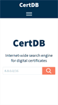 Mobile Screenshot of certdb.com